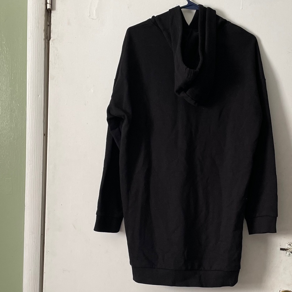 Black Hoodie Sweater Dress